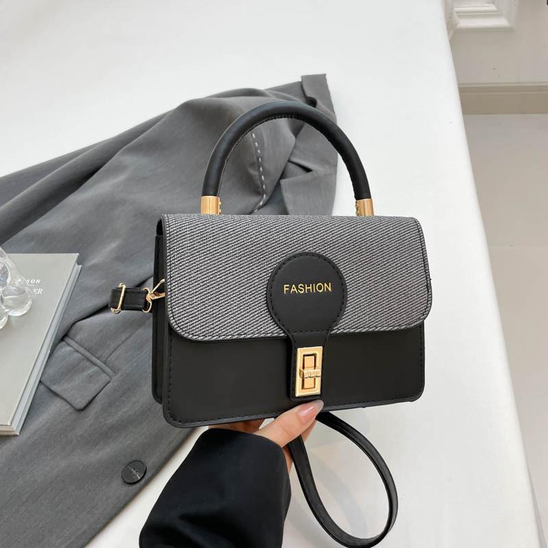 Summer New Retro Small Square Bag, High-end Light Luxury Daily Versatile Single Shoulder Oblique Span Bag, Classic Handbag