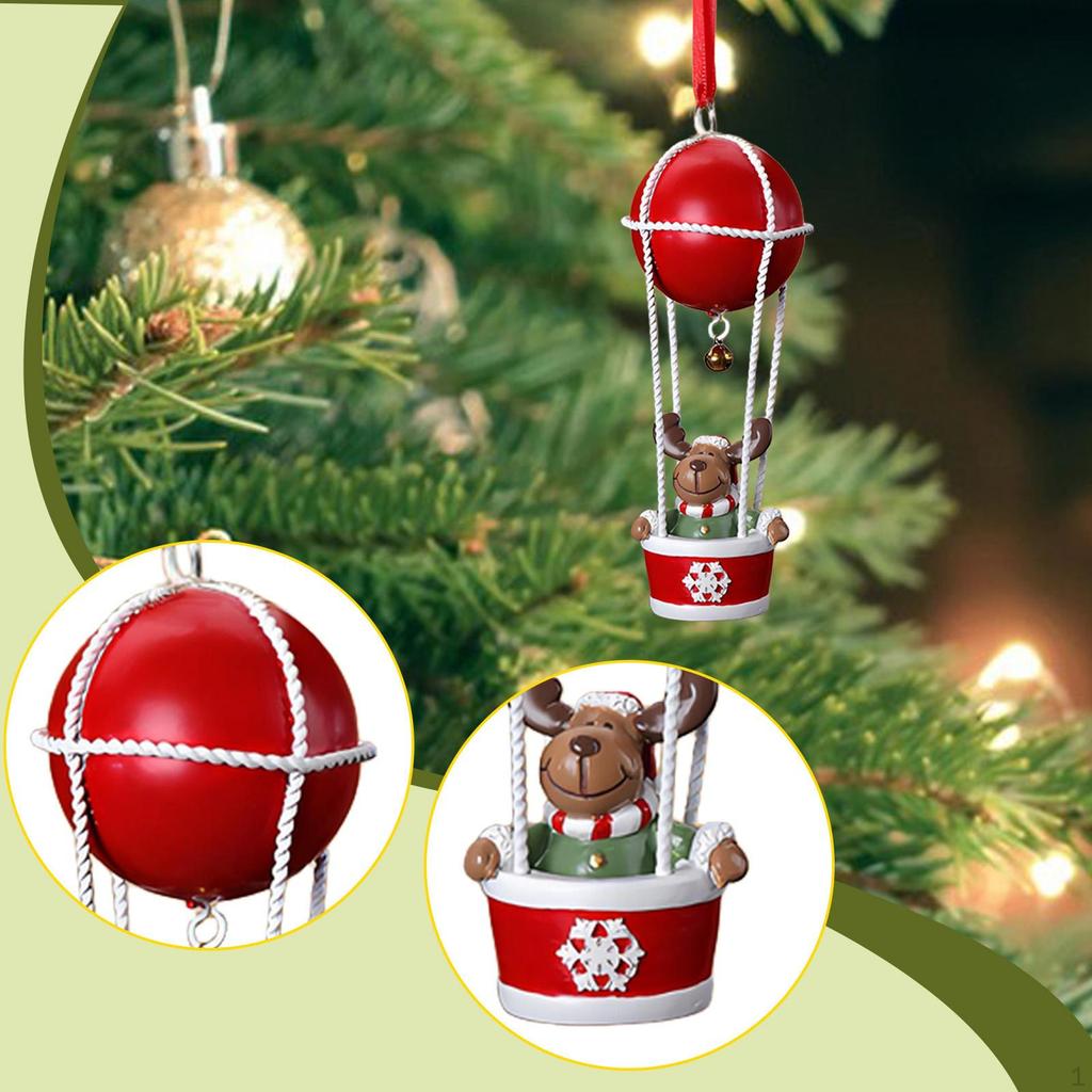 Christmas Ornament Decoration Figurines Small,Crafts,Resin,Cute Decor Tree Hanging Pendant