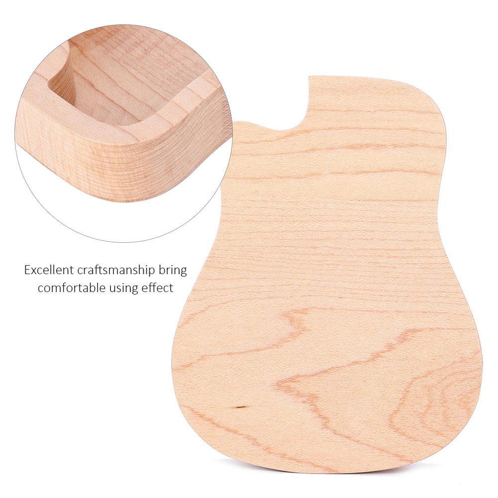 Gitarrenplektrumbox Ahorn Holz Aufbewahrungskoffer Zarte Gitarre Musikinstrument Zubehör
