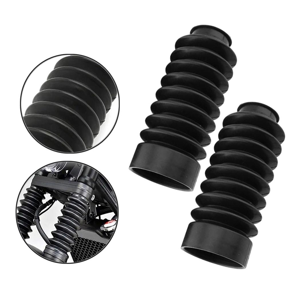 Motorcycle Front Fork Rubber GaitersRubber Front Fork Protectors Shock Absorb Dust Covers Suitable for CMX300 CMX500