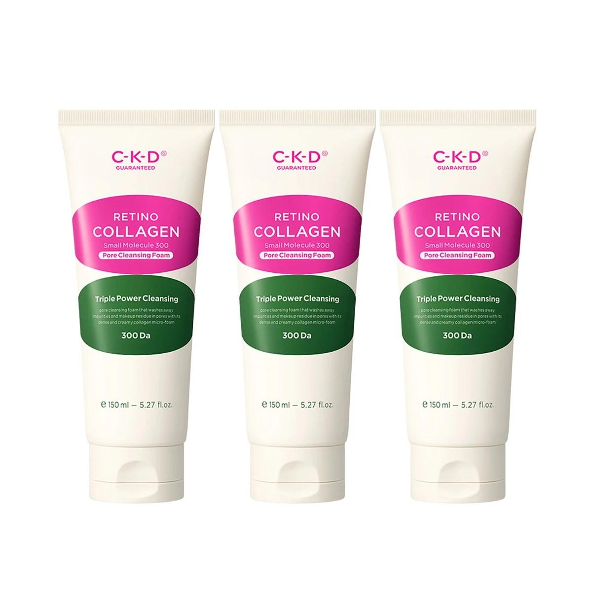 

CKD Retino Collagen Low Molecular 3000 Cleansing Foam 150ml x 3