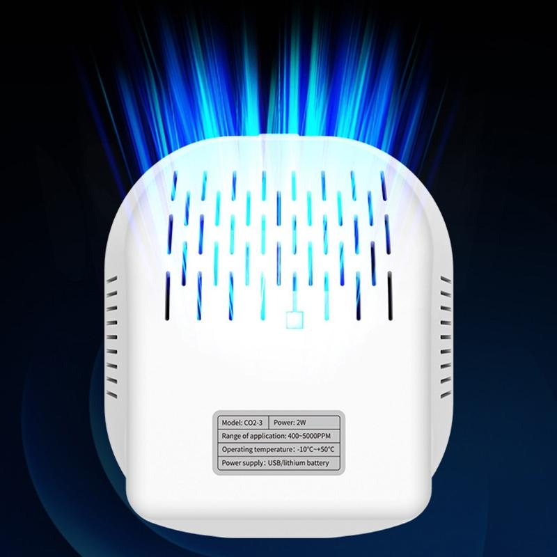 Air Quality Monitor CO2 Detector Air Quality Monitor Temperature and Relative Humidity CO2 Meter NDIR Infrared Meter