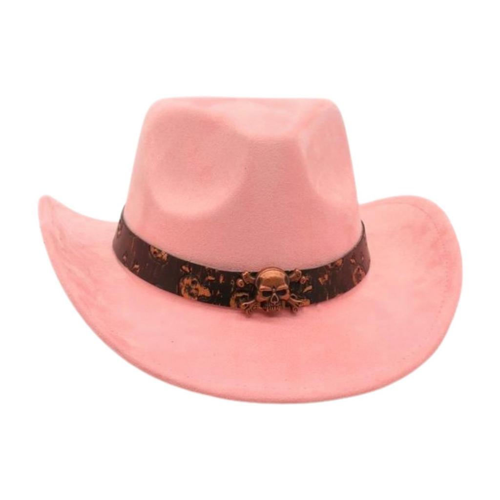 Western Cowboy Hat Performance Stage Jazz Hat Resort Style Skull Accessories Ethnic Style Top Hat
