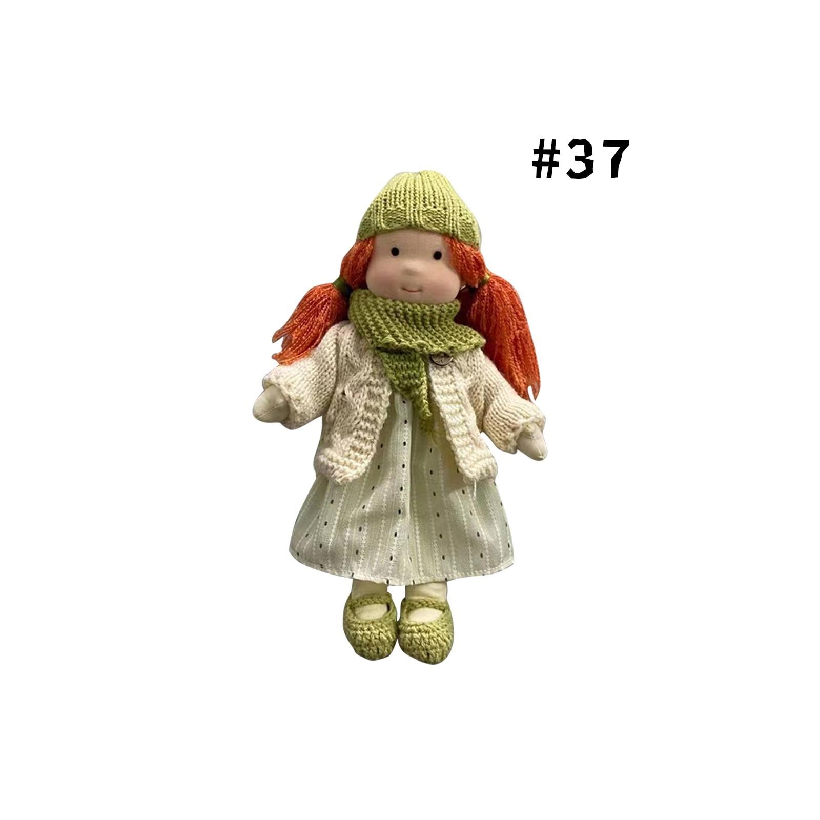 

М яка іграшка-лялька, дитяча ганчіркова лялька, підходить для подарунків на день народження для дівчаток, різдвяна плюшева іграшка в подарунок One Size