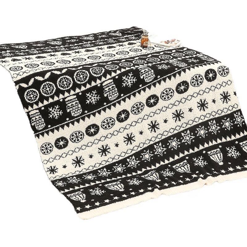 OEING Plush Shawl Nap Blanket 120x160CM