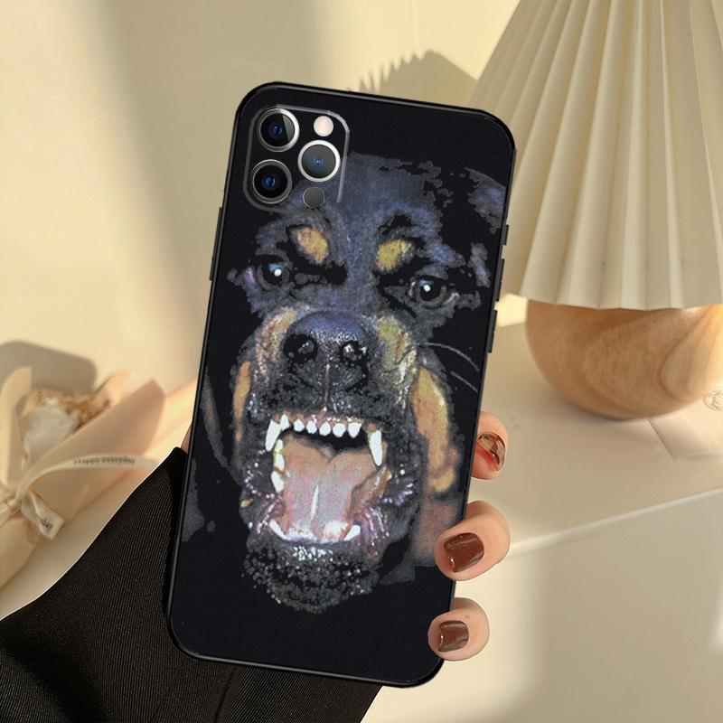 Rottweiler Dog Phone Case For iPhone 17 16 15 14 13 11 12 Pro Max 13 mini 15 16 Plus 16e 17 Air Cover Funda