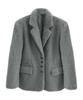 Vivacious Elizabeth Boucle Blazer Gray