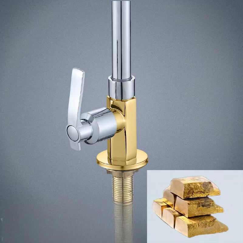 TLXT Light Luxury Stainless Steel Kitchen Sink Faucet