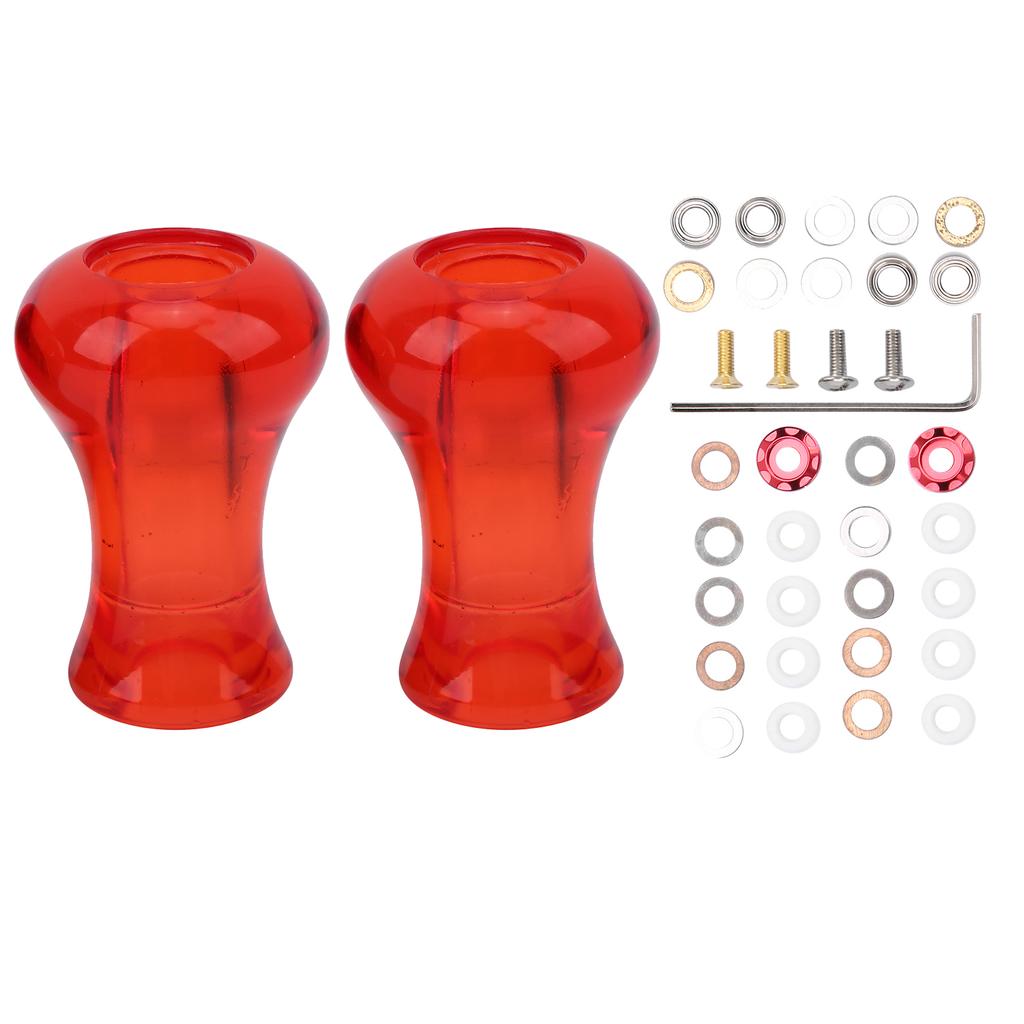 1Pair AMO Lure Fishing Reel Refit Handle Knob 27.5mm for Lowprofile Reel Spinning Reel