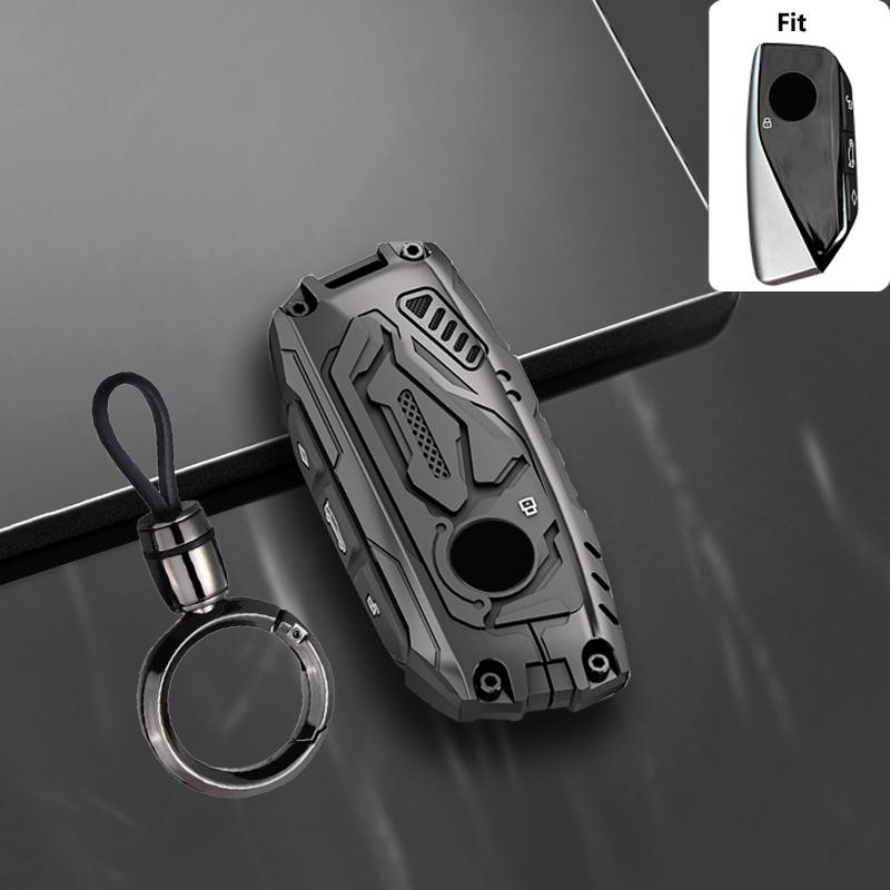NEW Armor Style for BMW Series 7 735 I 740 Li X7 X1 U11 2023 I7 G07 LCI XM 2024 Remote Smart Car Key Case Cover Fob Bag Holder