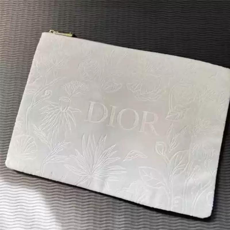 Dior Canvas Printing Cosmetic Bag, Storage and Portable