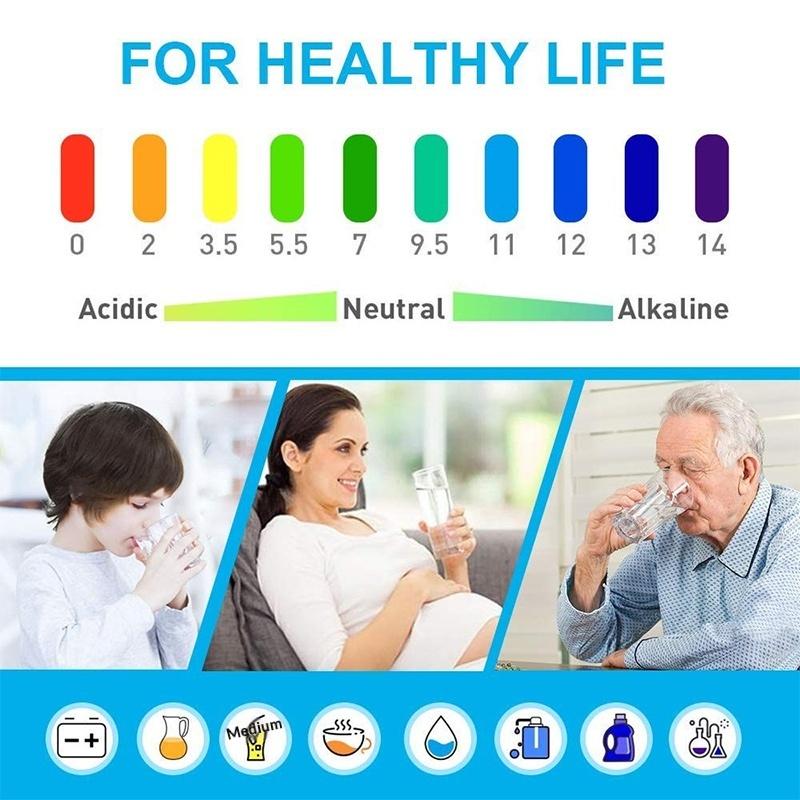 2 In 1 TDS EC Portable Meter Water Quality Testing Pen High Precision Digital Display for Household Hydroponics Pools
