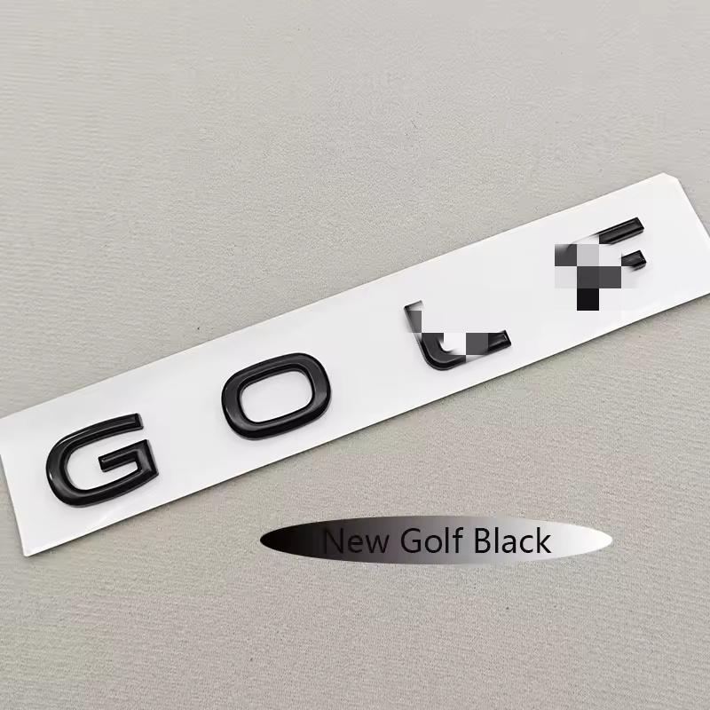 3D ABS Logo G-O-L-F Emblem Letters Badge Car Rear Trunk Sticker For G-ol-f 4 5 6 7 8 MK4 MK5 MK6 MK7 MK8 Accessories