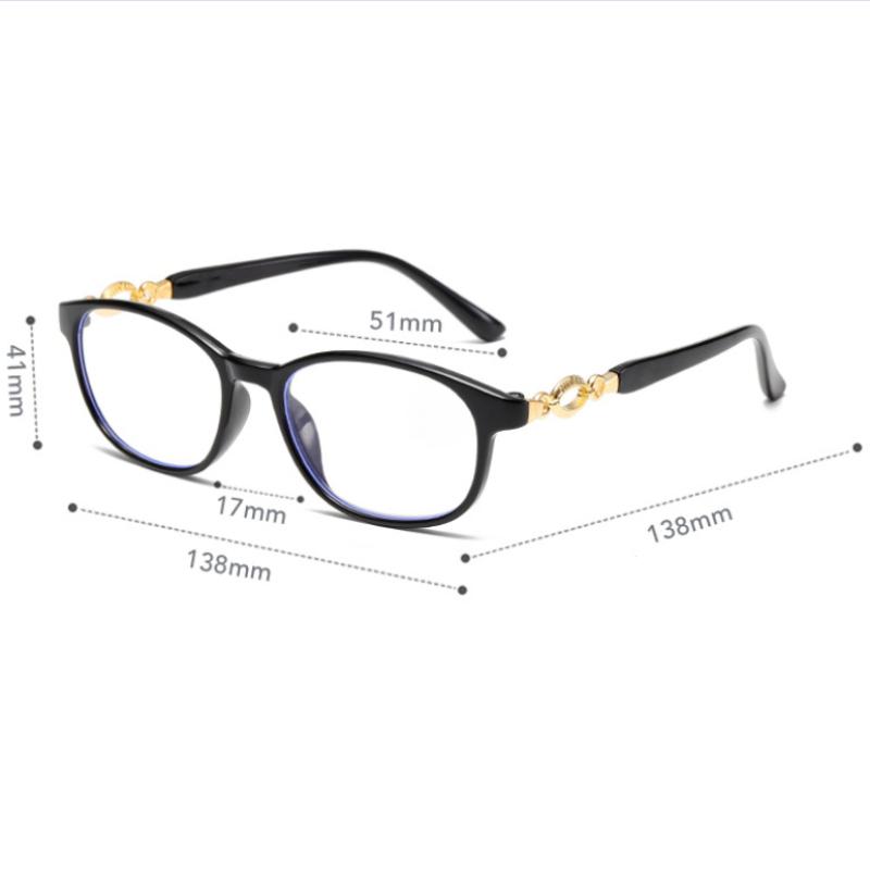 Anti-Blue Light Reading Glasses Ultralight PC Frame Oval Eye Protection Men Women FULL Frame Comfortable Eyeglasses