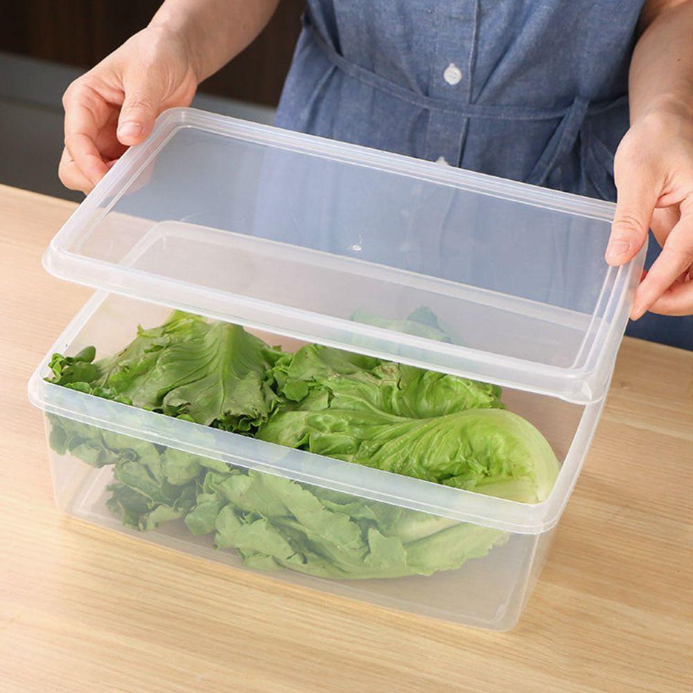 Multifunctional Kitchen Storage Box Rectangular Food Sealed Case Kitchen Organizer