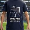 Kids Scotland World Cup 2026 Football T-Shirt, Youth Soccer Fan Tee, Scottish WC2026 Supporter Shirt for Boys & Girls