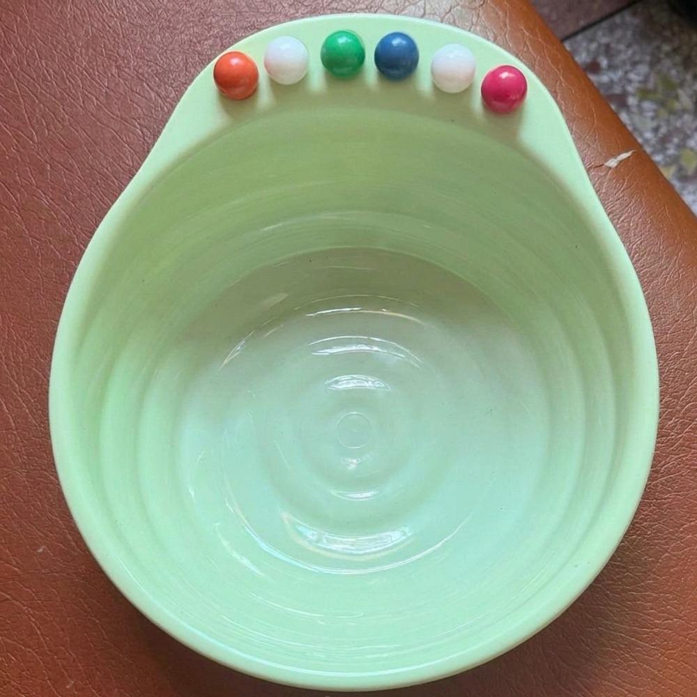 Large Capacity Fruit Storage Tray Conch Shaped Dessert Salad Bowl Snack Plate Kitchen Home зелёный