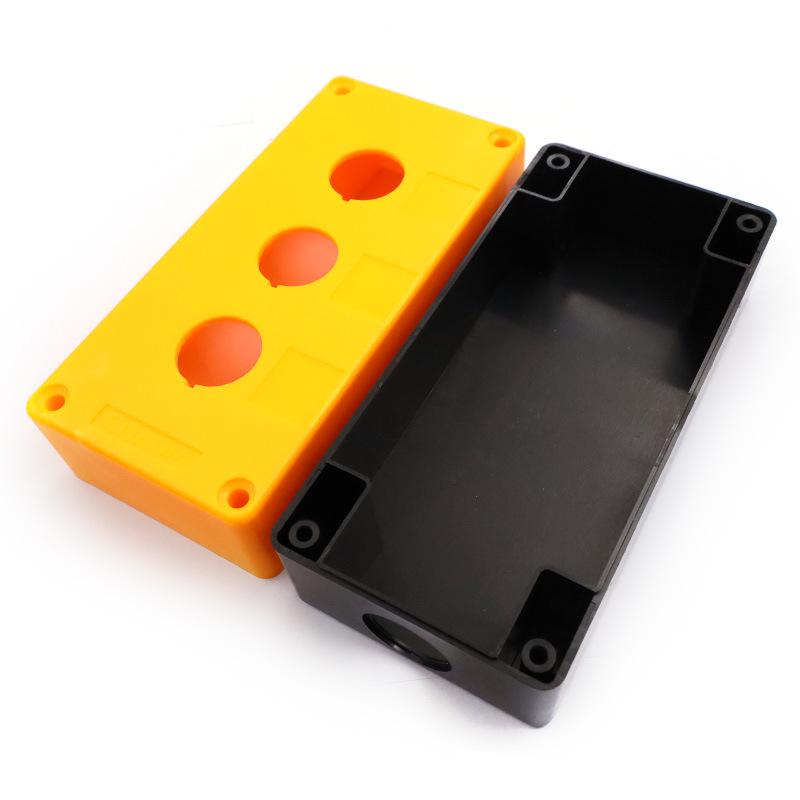 Waterproof Plastic Switch Control Box: 1/3/4/5-Position, 22mm Single Hole Button