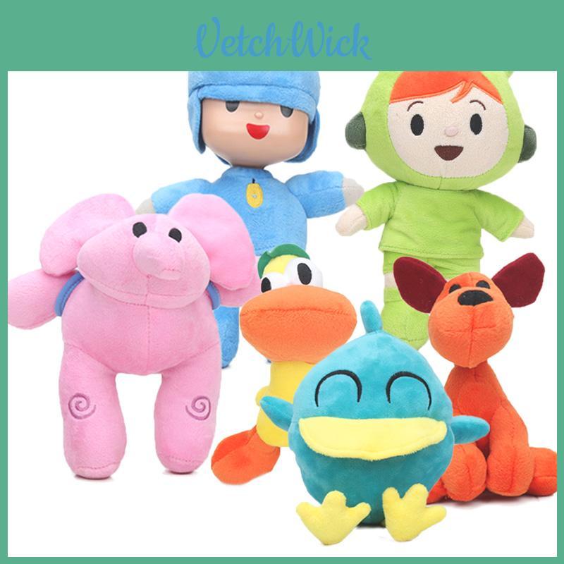 Adorable Pocoyo Elly Pato Loula Sleepy Bird Soft Plush Stuffed Figure Toy Doll Gift For Kids