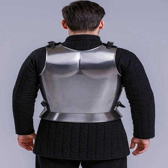 Medieval Knight Fluted Gothic Cuirass Armor Steel Breastplate Warrior Knight LARP Cosplay Costume Gift