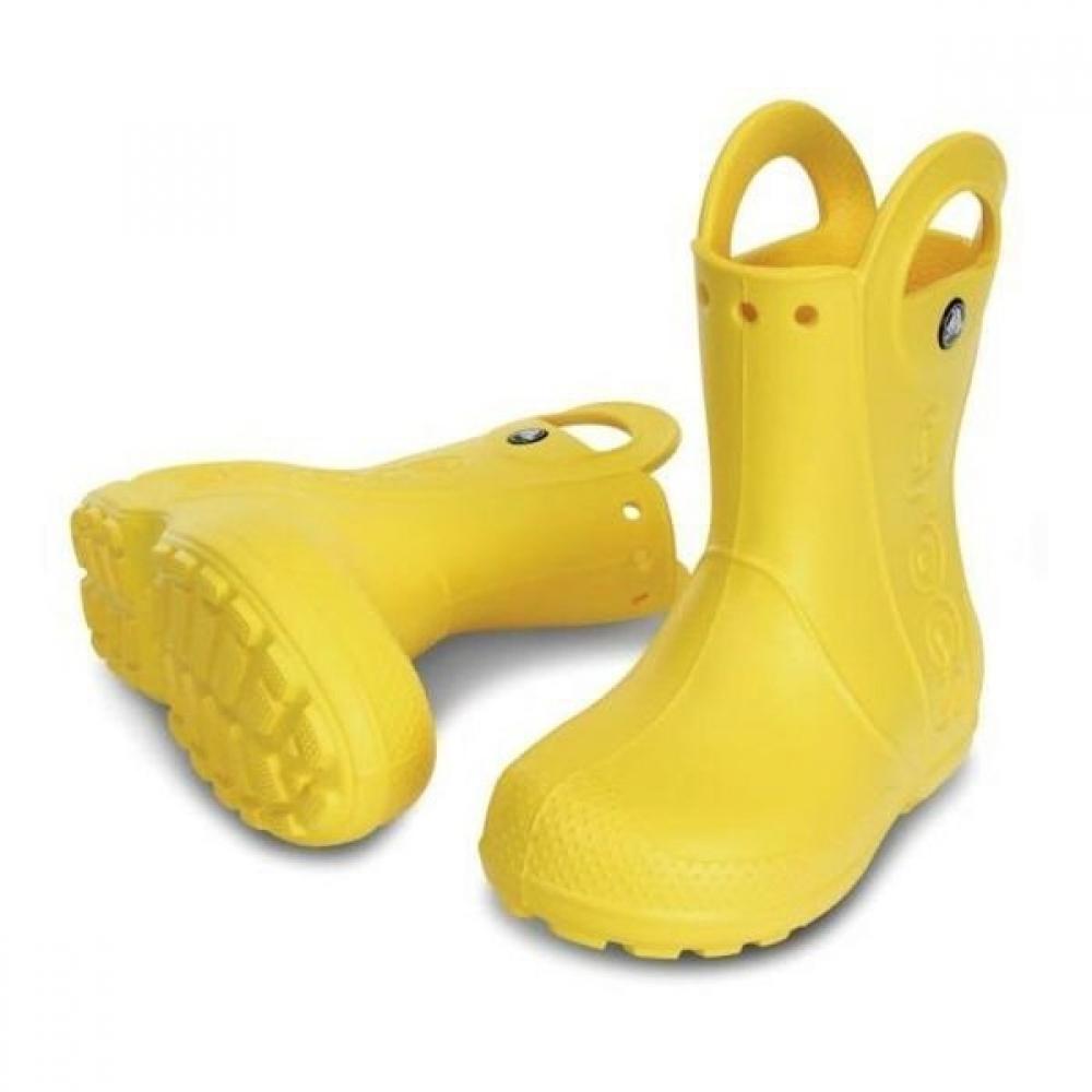 

Crocs Handle It Rain Boots Kids 211052 211056 yellow/140 (c7)