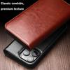 Echtes Leder Flip Case für IPhone 13 Pro Handgemachte Mode Business Hülle mit Kartenfächern für IPhone 15 Pro Max/15/14