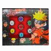 10Pcsset Anime Akatsuki Itachi Metal R-Ings Cartoon Cool Cosplay Accessory Props Boy Children Action Figure Toy Gift