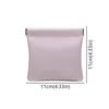 Women Fashion Portable Mini Key Jewelry Cosmetic Organizer Pouch Handbag Pu Small Bags Gift Simple Lipstick Makeup Storage Bag