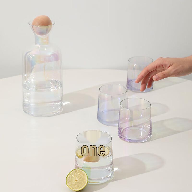 Nordic Creative Glass Pitcher & Cup Set