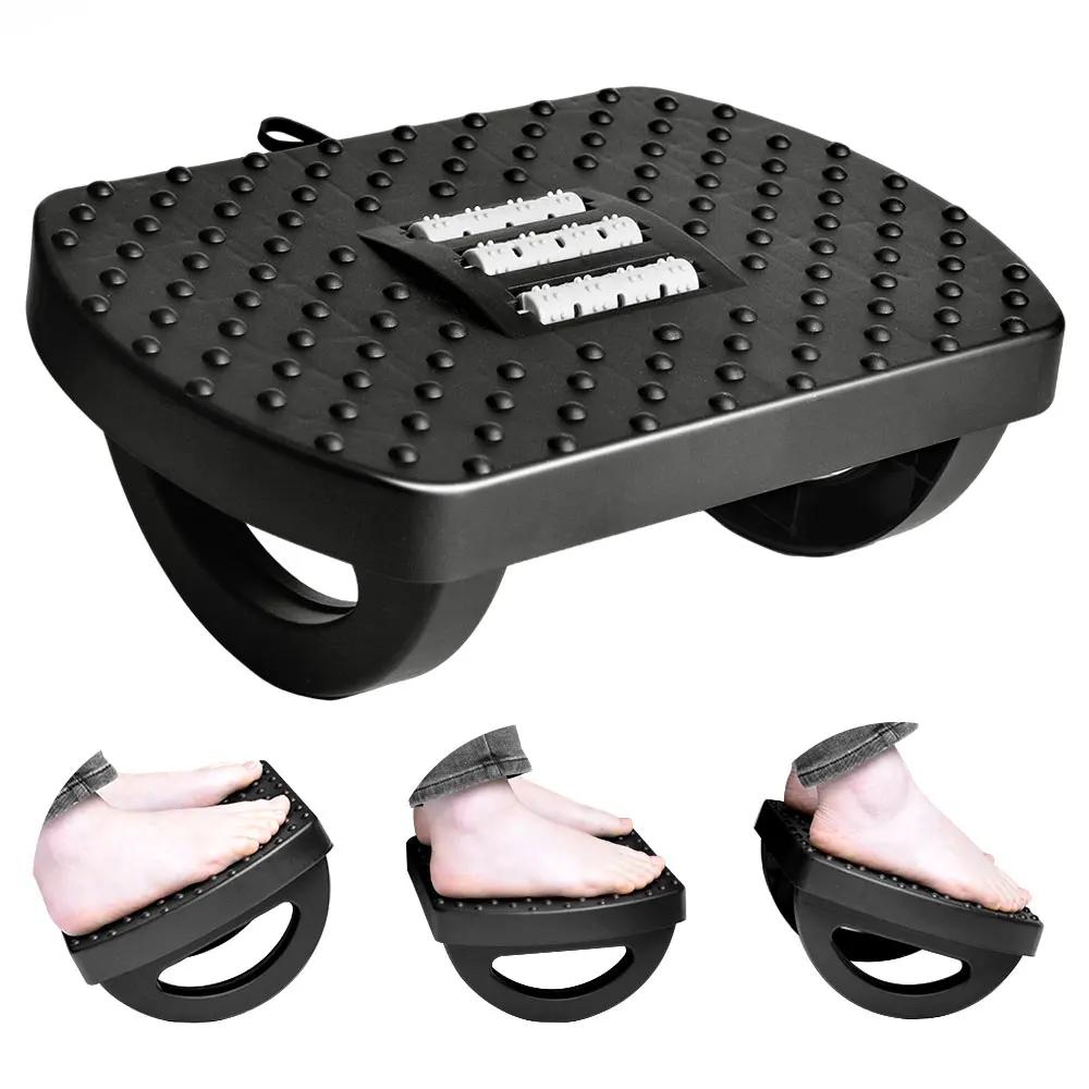 

Massage Roller Footrest Stool for Bathroom Toilet Ergonomic Non Slip Stool Posture Correction Pain Relief for All Ages