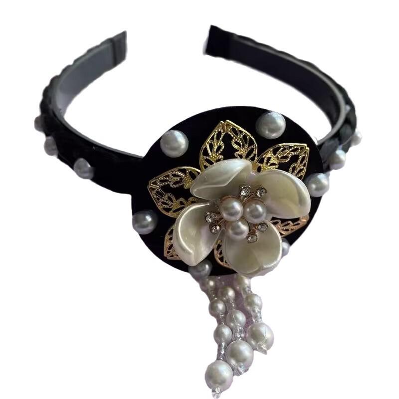 Koreanischer Hanbok Prinzessinnen Haarblumen Tanz Stirnband