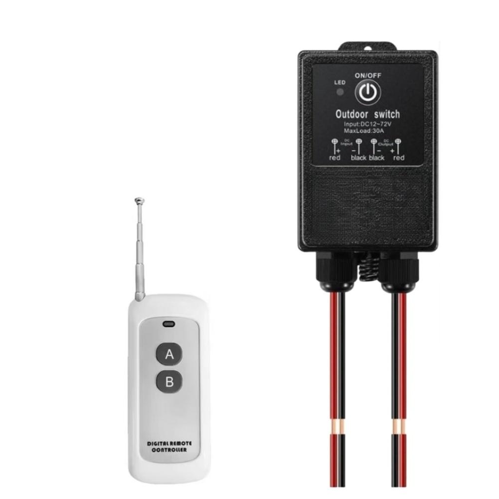 AC220V Control Switch IP65 Waterproof Switch Control Range 500 Meters Long-Range Signal Waterproof Switch 47*29*93mm