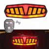   Turn Signals High Brightness Bike Tail Light Remote Control Rechargeable Rear Bike Light Cycling   Taillight