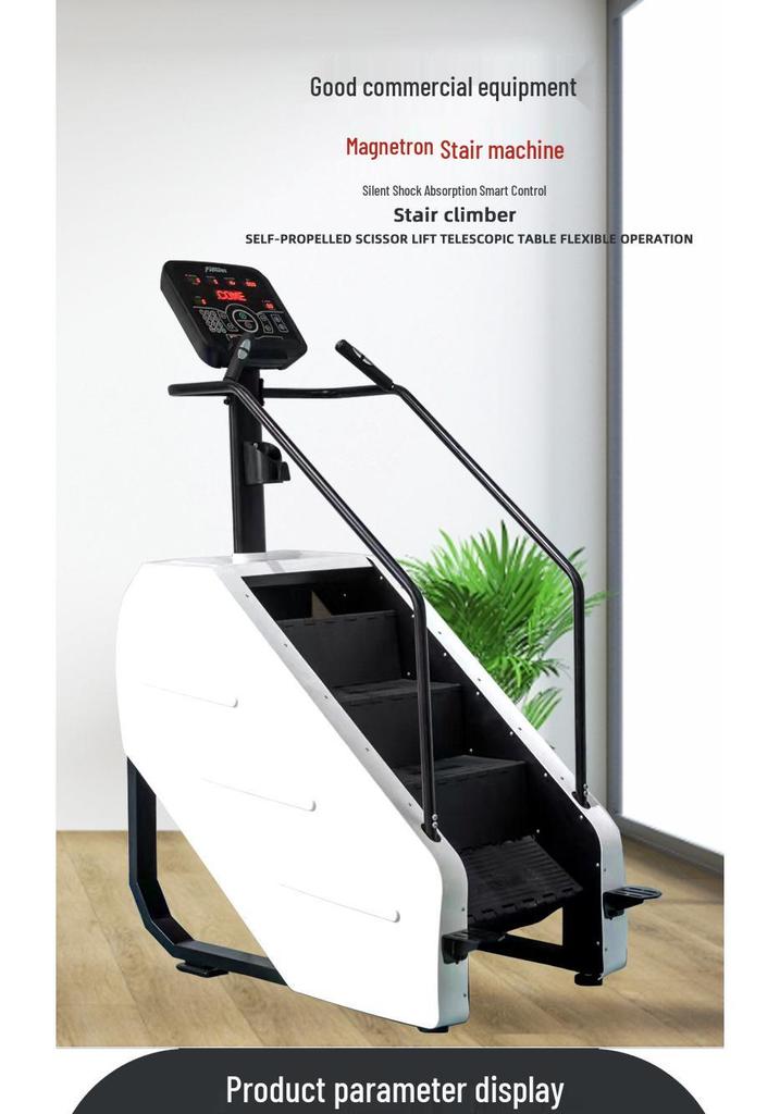 Indoor Stair Climber with LCD Display & Heart Rate Monitor