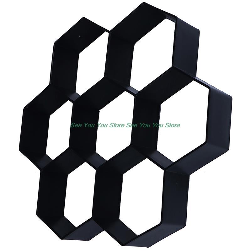 

Diy Bestrating Schimmel Thuis Tuin Vloer Road Beton Stepping Oprit Steen Path Mold Patio Maker Zwart Plastic Maken