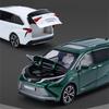 1/24 TOYOTA Sienna MPV Alloy Car Model Diecast Metal Vehicles Car Model High Simulation Sound and Light Collection Kids Toy Gift