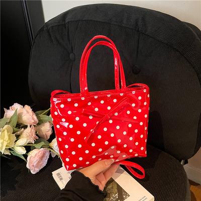 PU Plaid Stippen Schoudertassen Zomer Strik Verfijnd 2026 Mode Tassen voor Vrouwen Hoge Kwaliteit Zoet Veelzijdig Crossbody Tassen