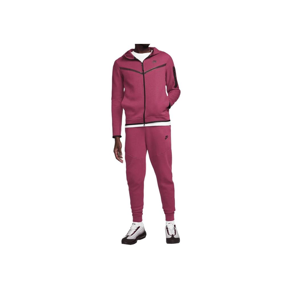 Nike Sportovní kalhoty Tech Fleece Joggers Rosewood/Černá Pánské Streetwear CU4495-653