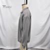 Men Sweatshirt Waffle Fabric Texture Long Sleeve Zipper Half Opening Classic Outdoor Activity Lapel Pullover Tops Solid Color Loose Fit Casual