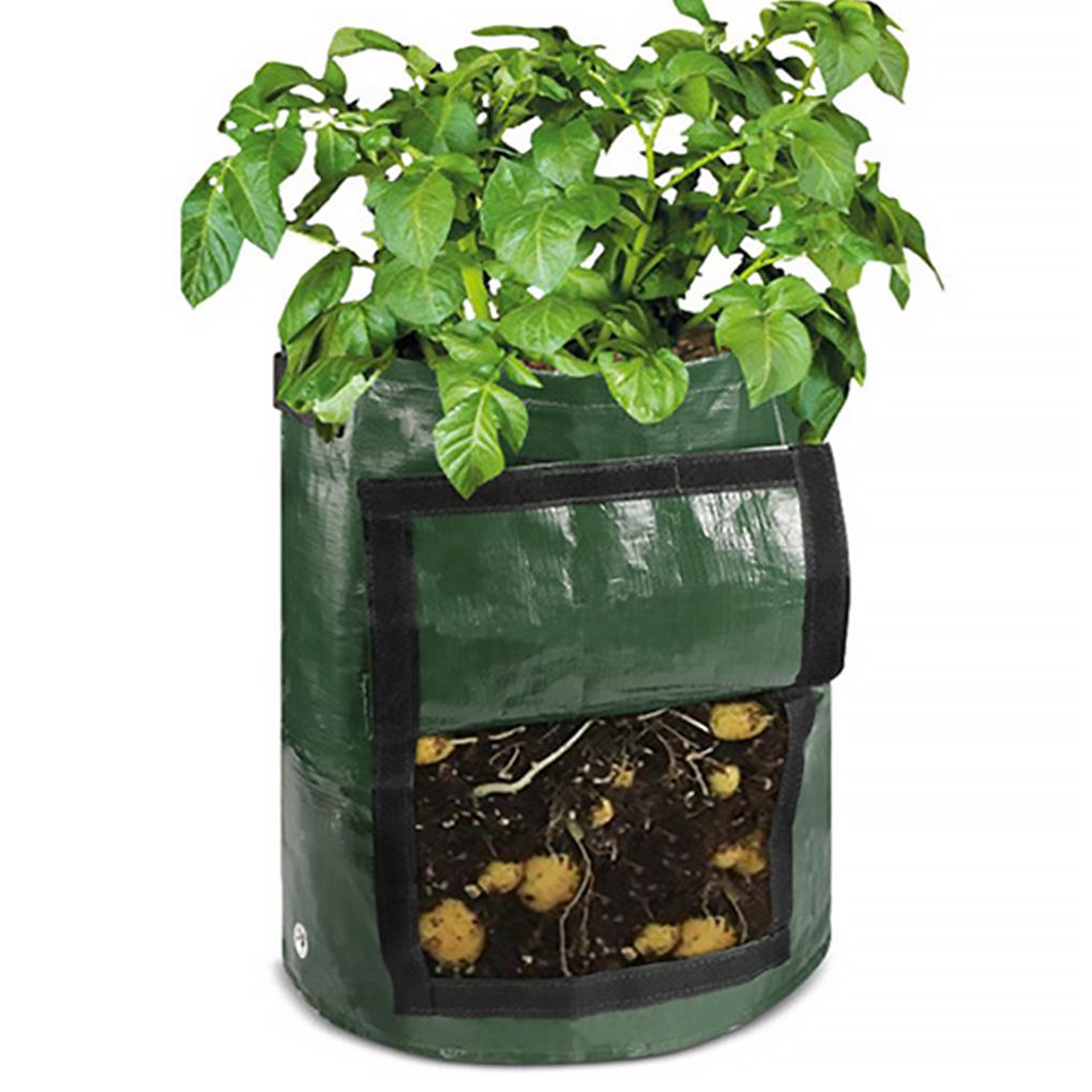 PE Cloth Potato Planting Bag Vegetable Growing Container Bags DIY Planting Garden Pot