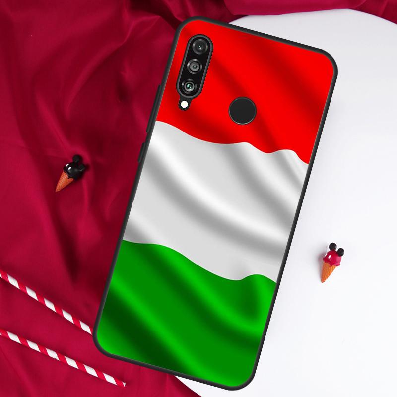 Italy Flag For Huawei Nova 11 Pro 9 10 SE Y60 Y70 Y90 Y61 Y91 Y73 Y72 12i 11i 8i P20 P30 P40 Lite Case