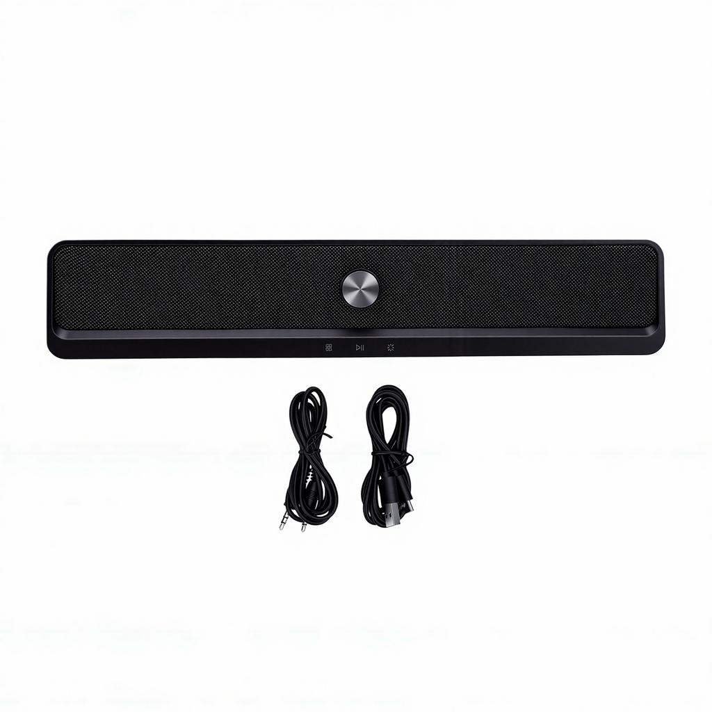 Computer Speaker Bluetooth 6.0 USB Powered PC Speaker with RGB Light 3.5mm AUX 2.0 Channel for Laptop