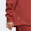 adidas X Stella McCartney Sportswear Solid Color Crewneck Sweatshirt Women Sweatshirt Brown IC5978