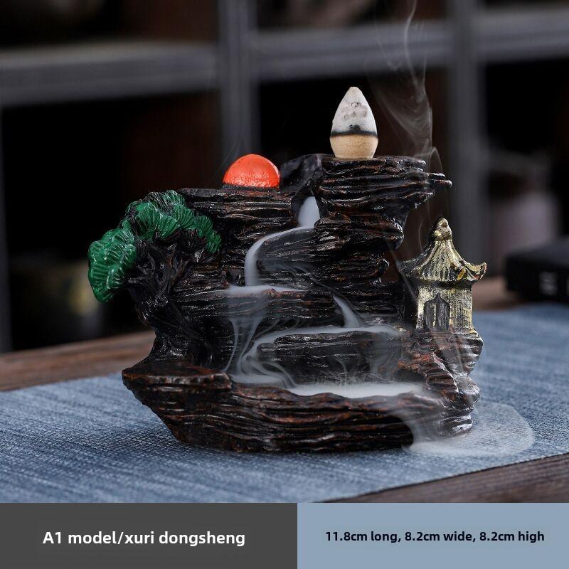 

Креативная смоляная небольшая курильница для благовоний, украшение для дома, без отдельной доставки благовоний