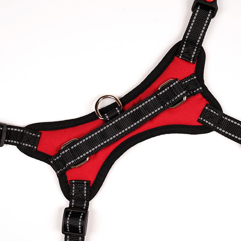 Popular Saddle-Style Chest Harness for Medium To Large Breeds: Teddy, Corgi, Golden Retriever, Samoyed.