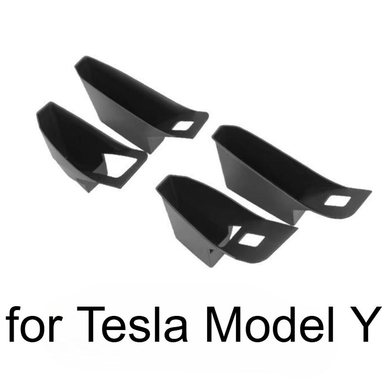 

Door Handle Storage Box interior Accessories For Tesla Model Y Juniper 2025 Model 3 Highland Inner Handle Organizer Phone Holder