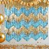 6.56ft Length Metallic Fringe Garland Tinsel Streamers Banner  Stage Party Decoration