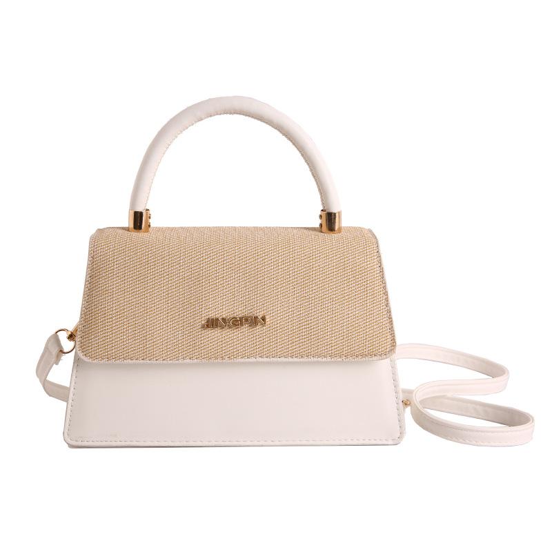 Spring new high-end texture trendy fashion portable small square bag niche versatile commuter messenger bag