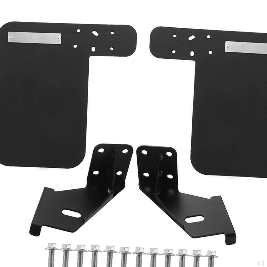 Rear Trailing Arm Guards Mud Flaps Replacement Easy to Install Black Accessory 7 Inchx10 7/8 inch