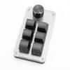 6 Key 1 Knob Photoshop Gaming Keypad Hotswap RGB Mini Mechanical BT Keyboard Red Switches Mechanical Macropad for Office Gaming
